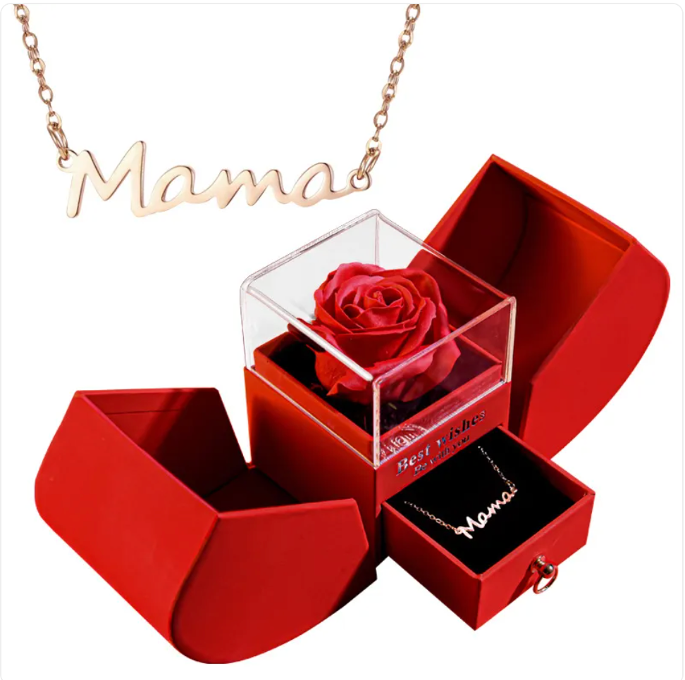 Christmas Necklace Jewelry Box Set