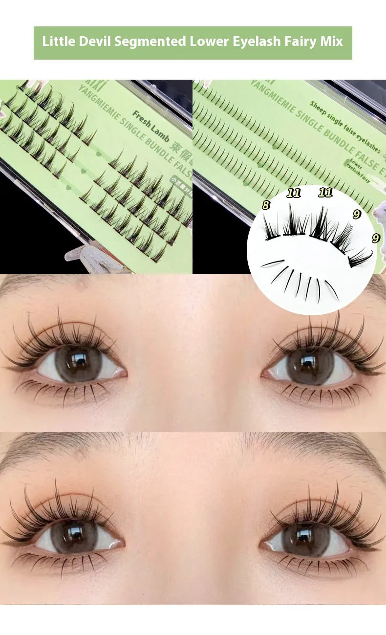 False Cluster Eyelashes