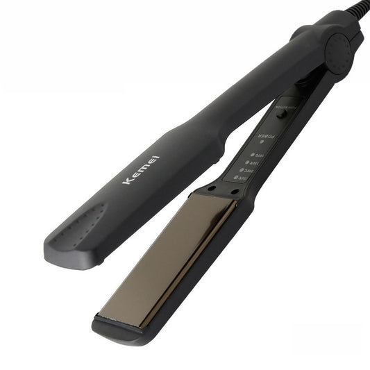 Electric Hair Straightener with Curling Feature