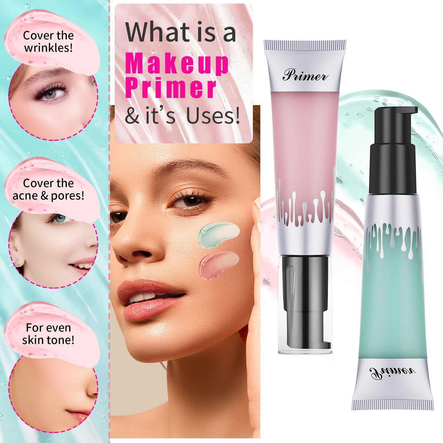 Hellokiss Natural Makeup Primer for Flawless Skin