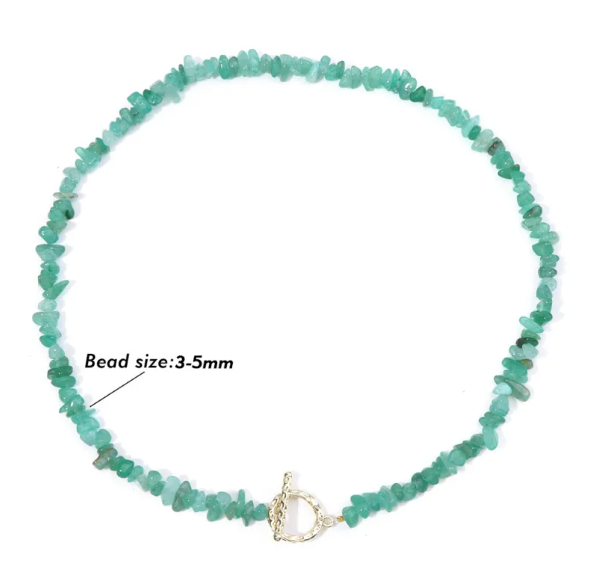 Natural Stone Bead Necklace