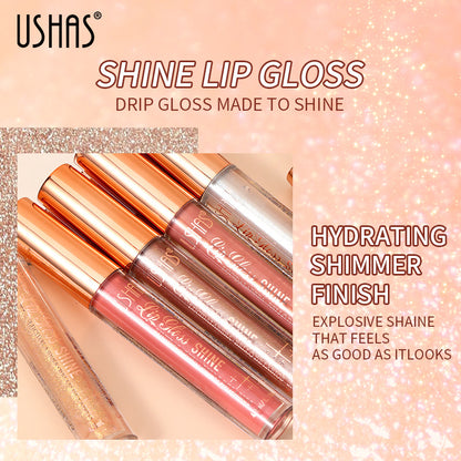 USHAS Cross-Border Hot Selling Shimmer Lip Gloss
