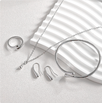Water Drop Jewelry Set