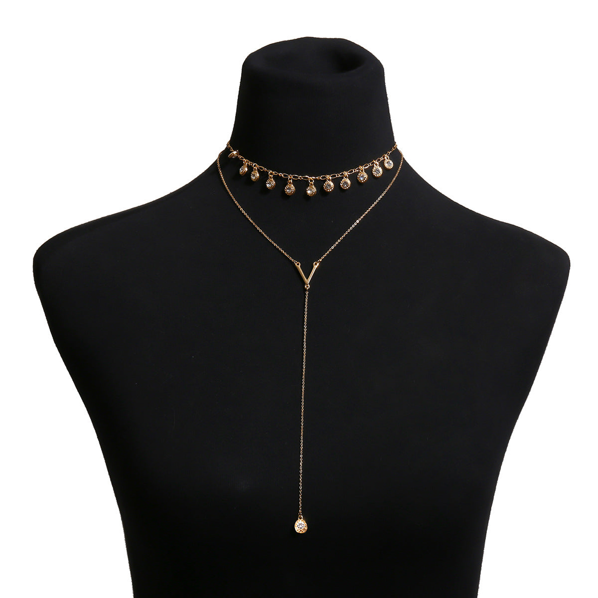 Fashionable Layered Pearl Pendant Necklace (2018)