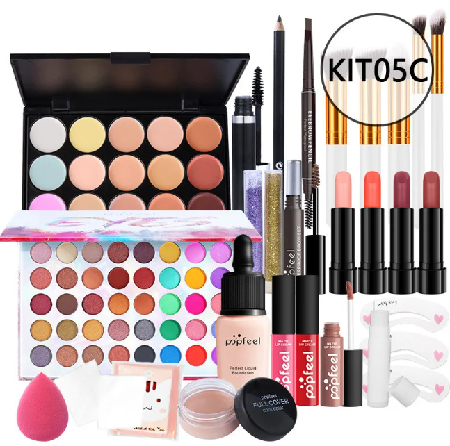Beginner's Complete Makeup Set – Concealer, Eyeliner & Brow Pencil