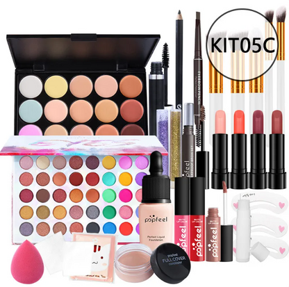 Beginner's Complete Makeup Set – Concealer, Eyeliner & Brow Pencil