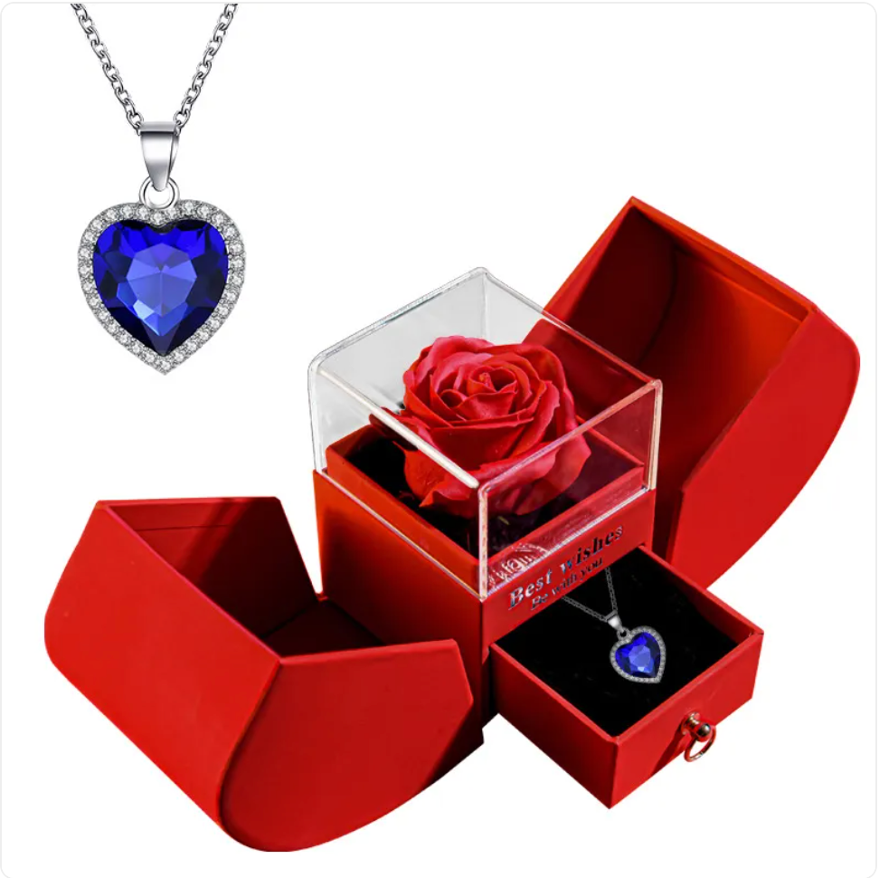 Christmas Necklace Jewelry Box Set